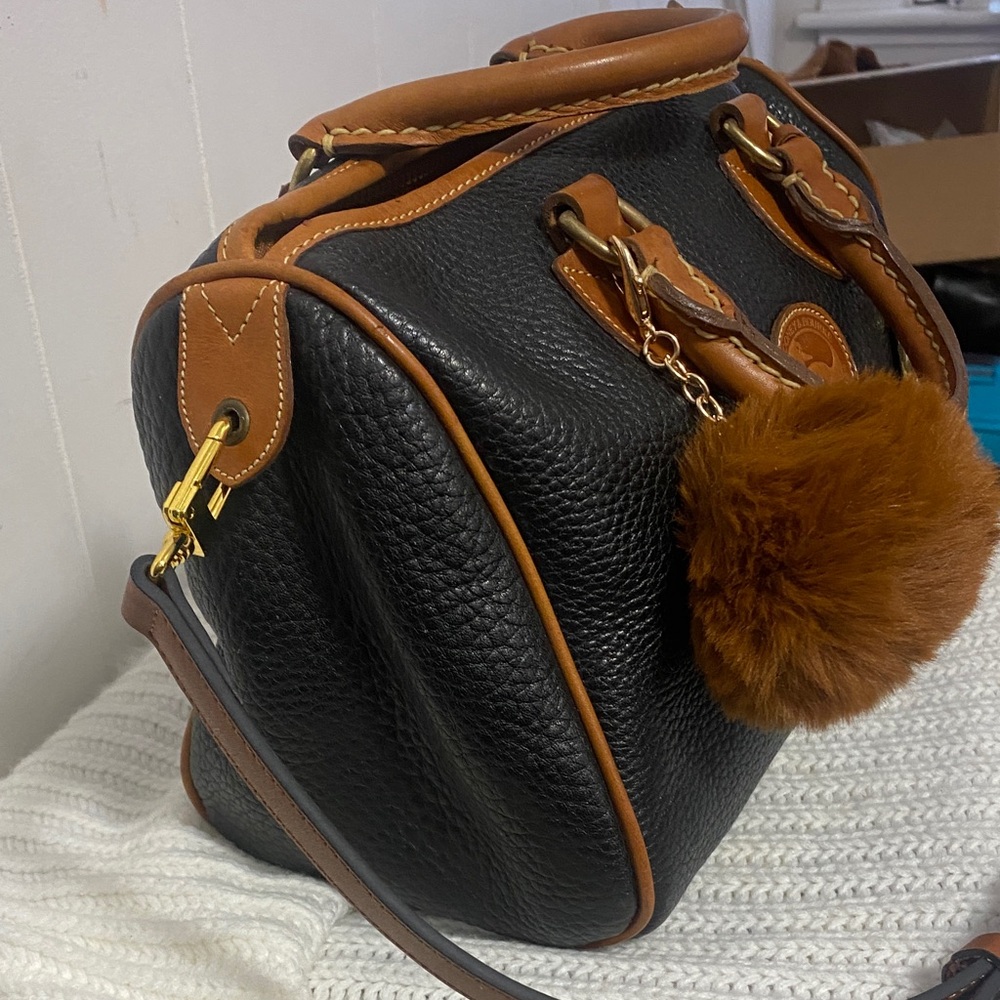 Dooney & Bourke Black and Brown Satchel - Picture 2 of 8